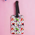 Personalized Cartoon Printed Kids Neck Pillow with Luggage Tag Combo